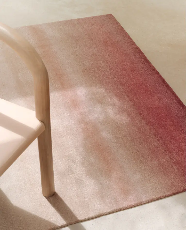 PLUMBERRY. hand-knotted Tibetan wool and pure silk.