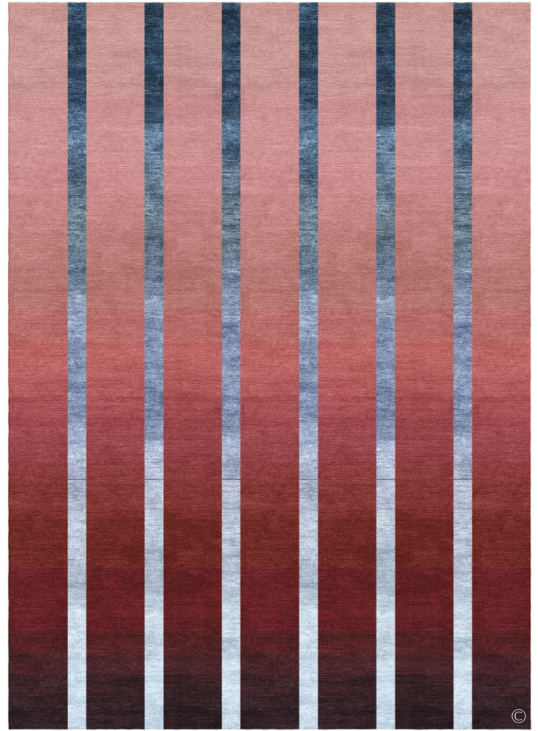 DAWN (Blue on Red)