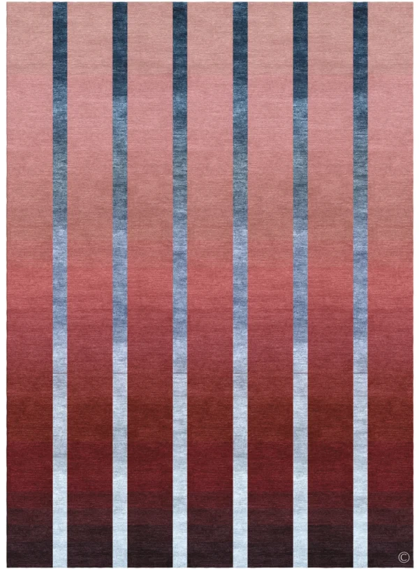 DAWN (Blue on Red)