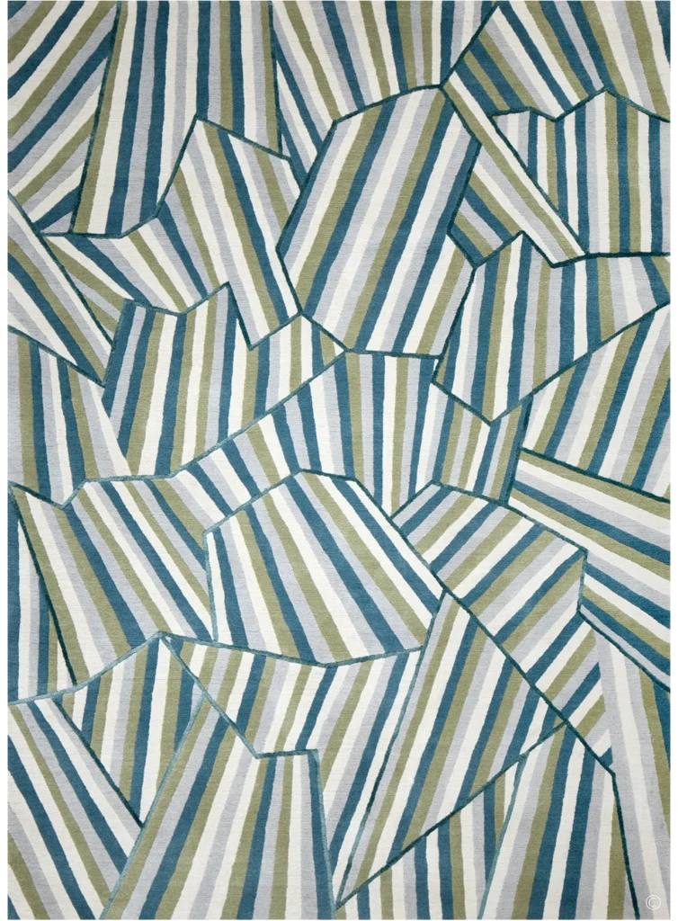 Deirdre Dyson ENERGY hand knotted rug