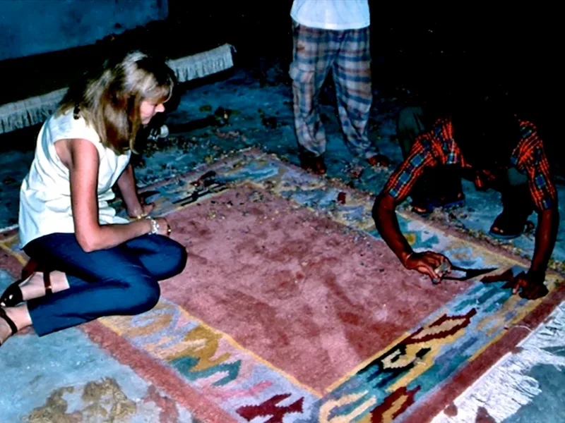 Deirdre Dyson on her first visit to Nepal.