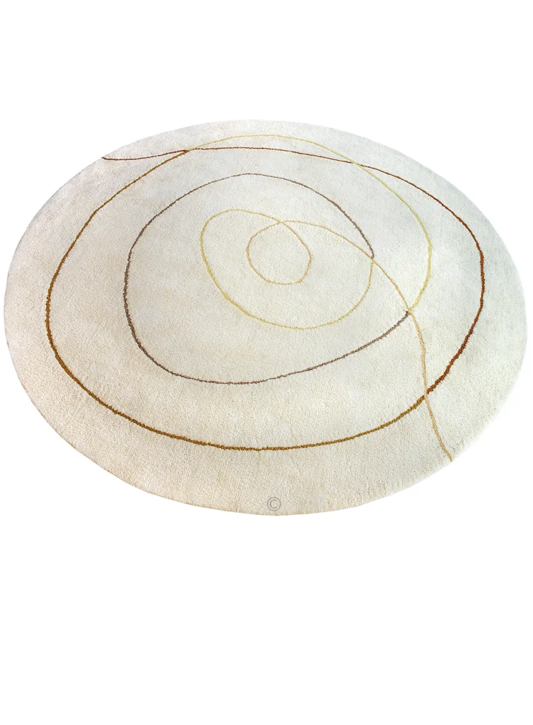 Deirdre Dyson Linear Loops hand knotted rug