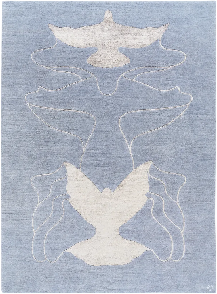 Deirdre Dyson FLIGHT hand knotted rug