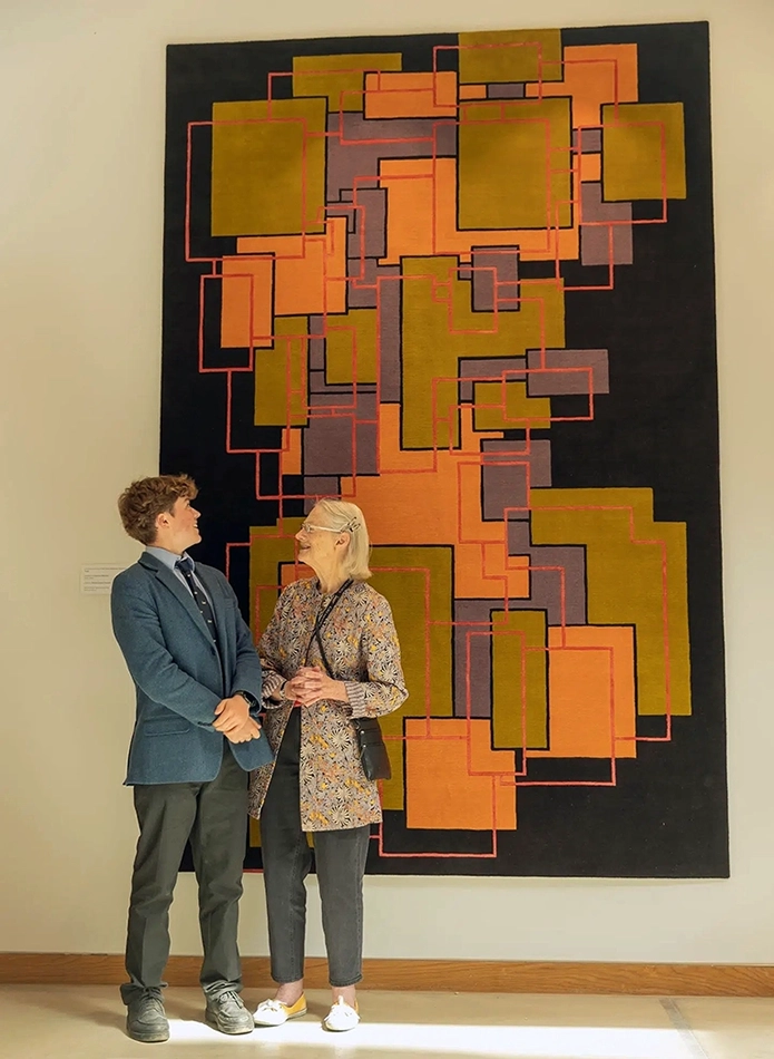 We were so impressed by the shortlisted designs and the considered way both Miriam and Lachlan created the design work with a real sense of their finished hand knotted iteration.