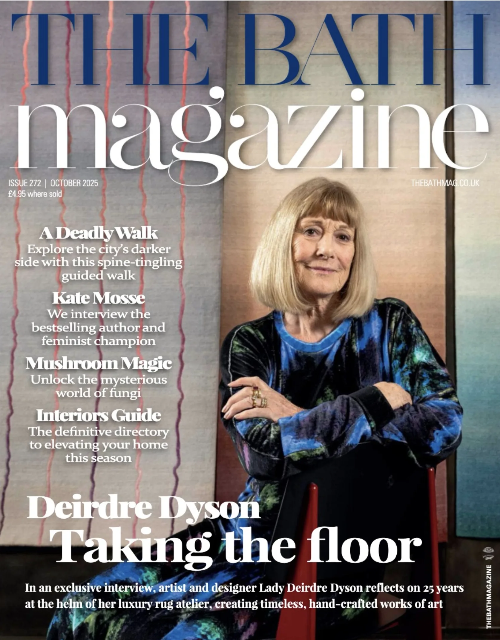 Deirdre Dyson cover story in The Bath Magazine