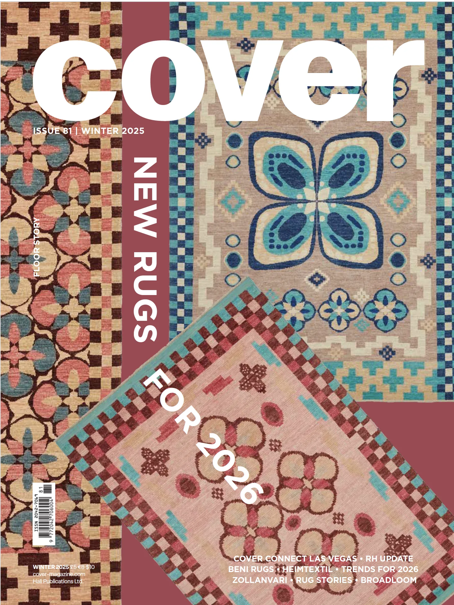 Deirdre Dyson’s ‘Melange’ collection features in the Winter issue of COVER magazine