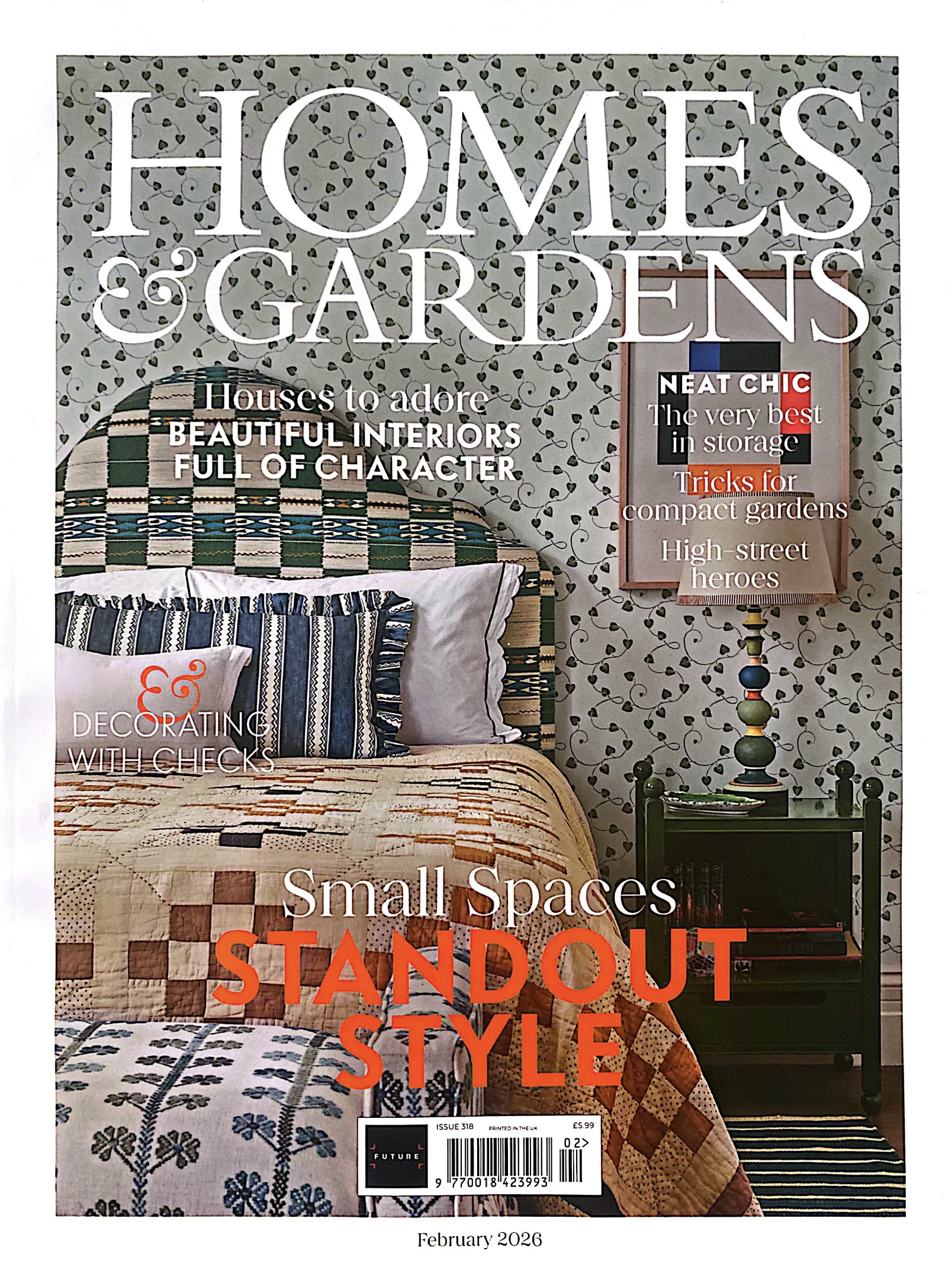 Deirdre Dyson’s CRYSTAL in February’s Homes and Gardens magazine