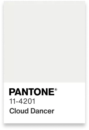 Pantone Cloud Dancer
