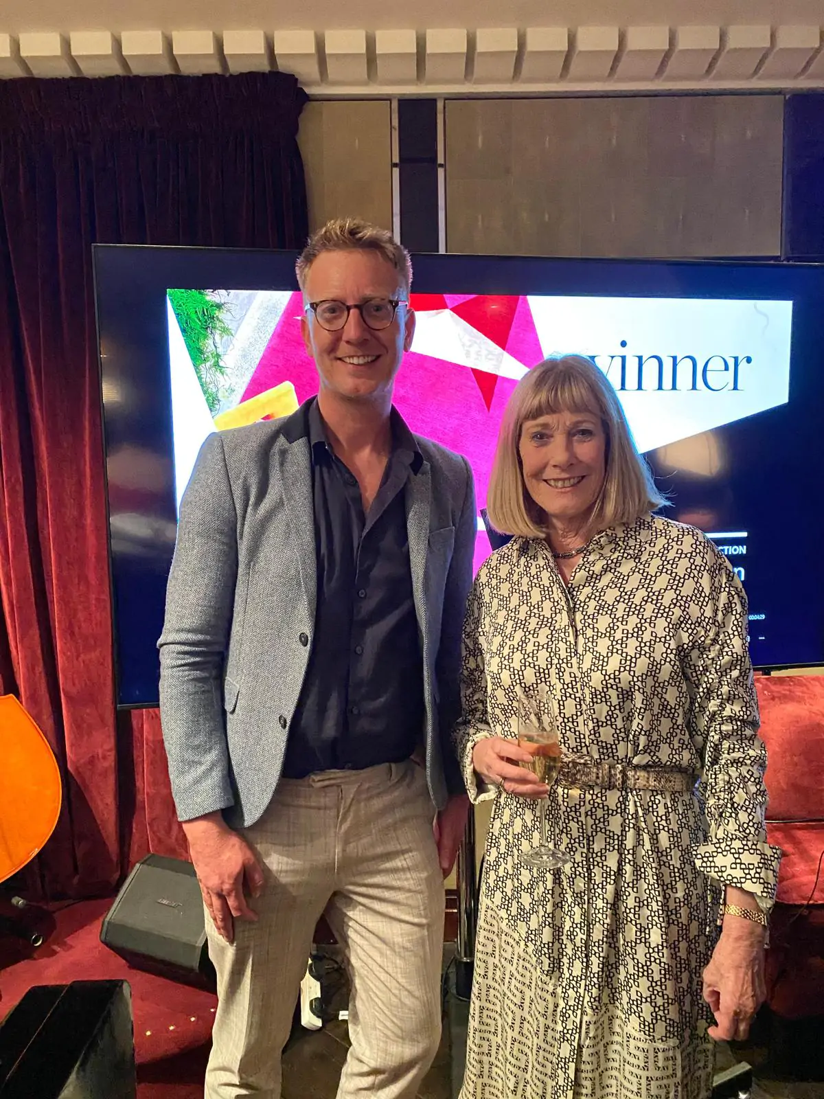Deirdre Dyson with Livingetc Editor Pip Rich