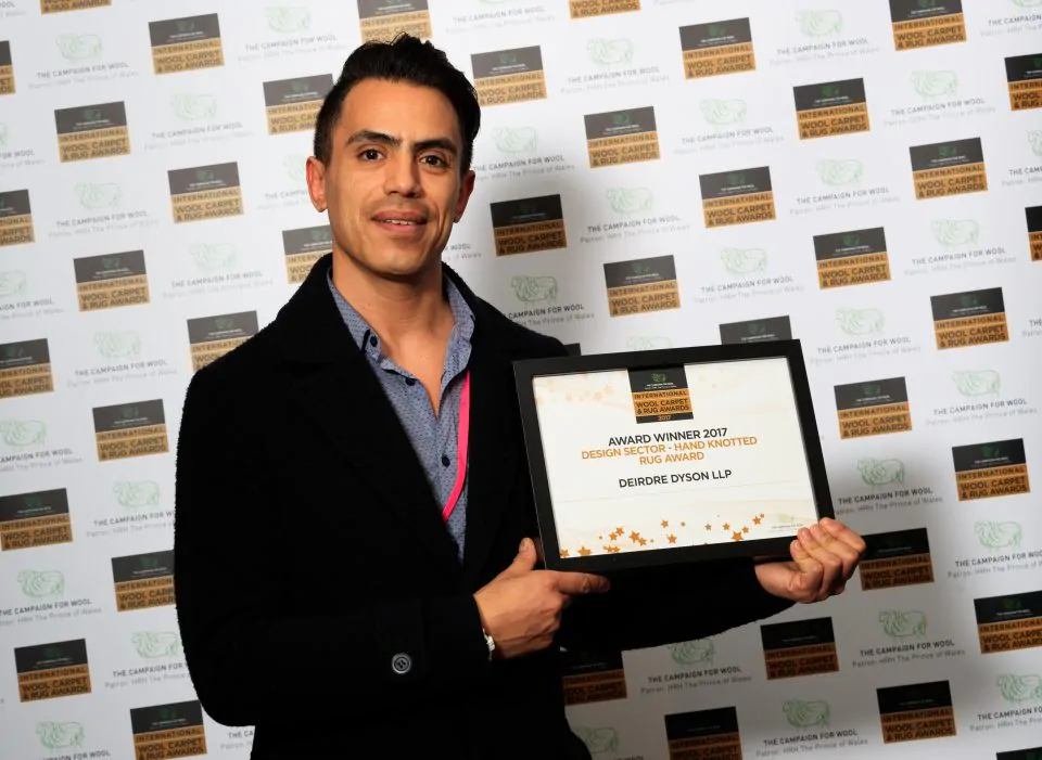 Company Manager Edison collecting the award on Deirdre’s behalf