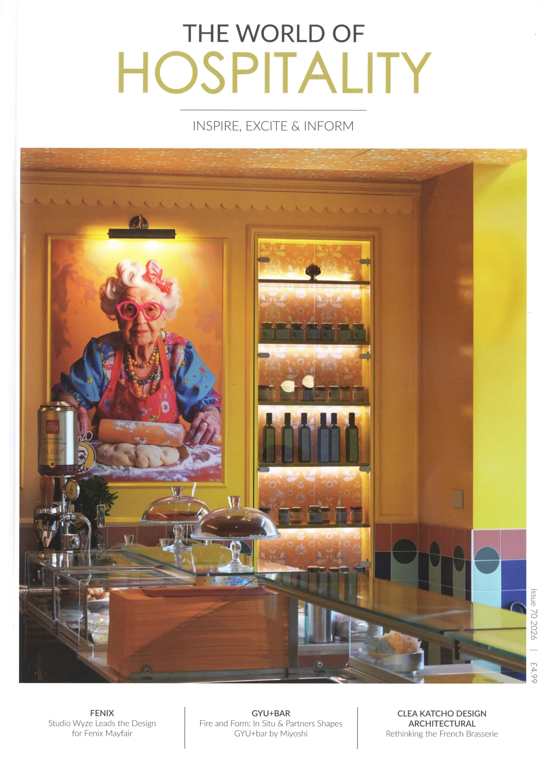 Deirdre Dyson’s ‘Melange’ hand knotted rug collection in The World of Hospitality, Issue 7 2026
