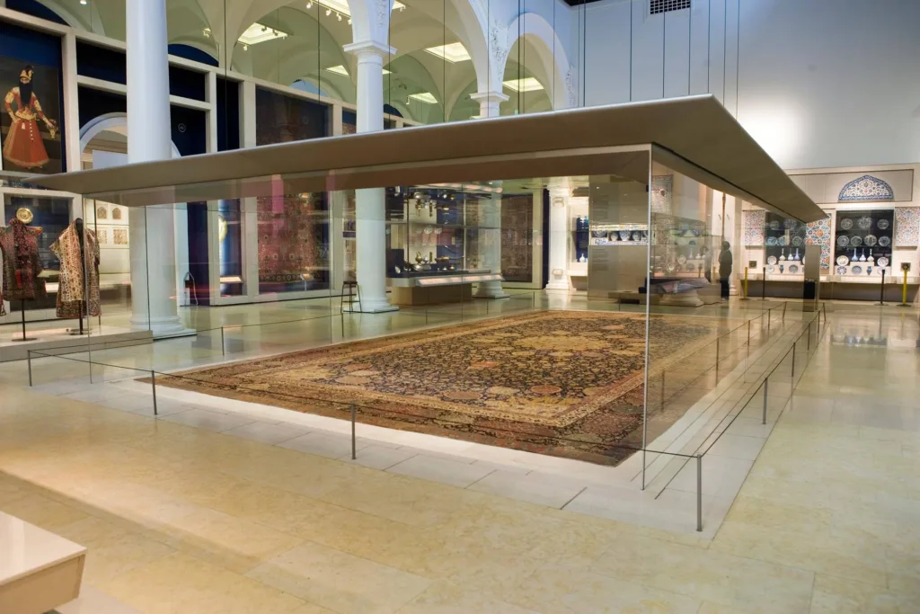 The Ardabil Carpet courtesy of the V&A