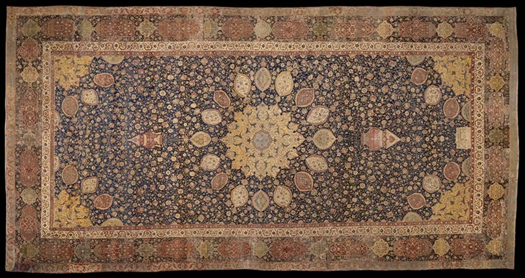 The Ardabil Carpet courtesy of the V&A