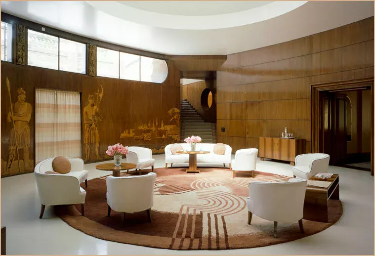 Marion Dorn carpet at Eltham Palace