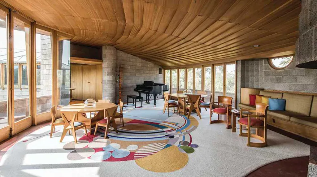 March Balloons Carpet by Frank Lloyd Wright