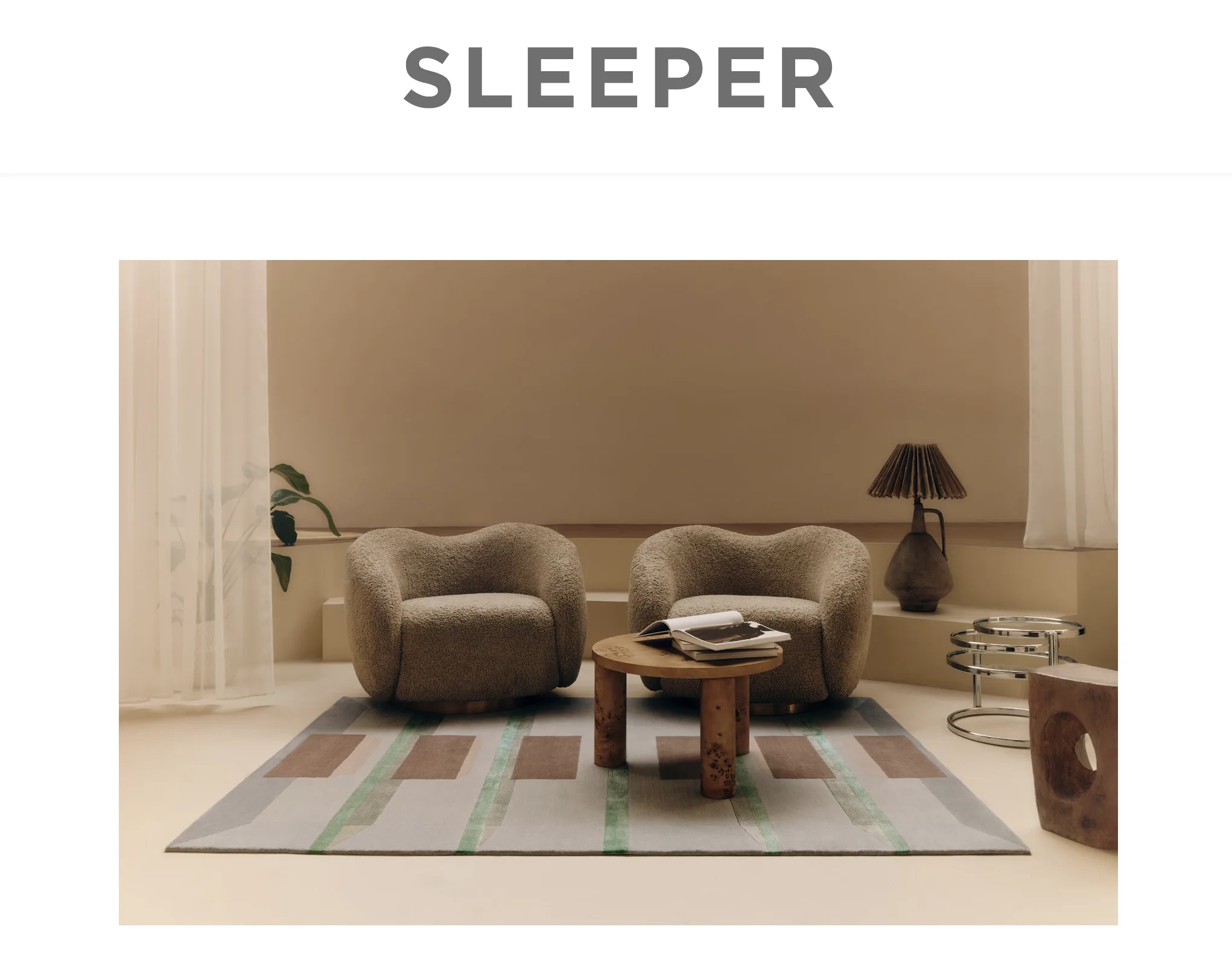 Deirdre Dyson’s ‘Melange’ rug collection in Sleeper magazine online